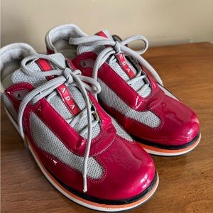 PRADA red Sneakers 4e2352 Americas Cup Runners size 39